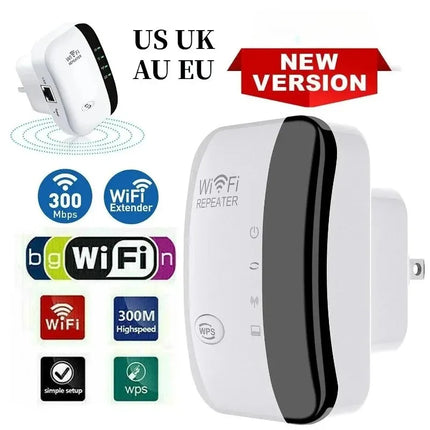 Wi-Fi Repeater Signal Amplifier 300m Network Extender