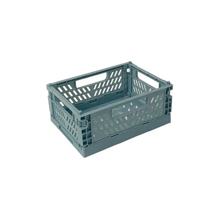 Plastic Foldable Storage Crate Stackable Organizer Box