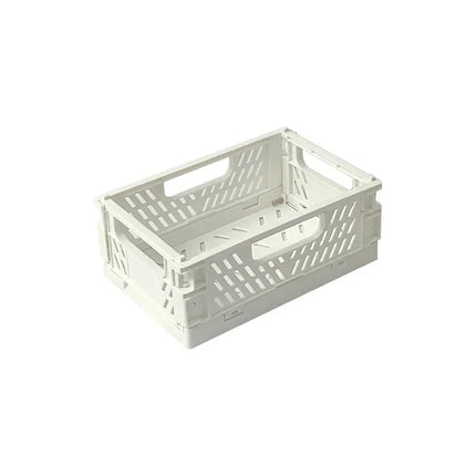 Plastic Foldable Storage Crate Stackable Organizer Box