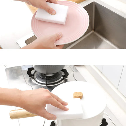 Japanese Independent Packaging Nano Sponge Melamine Sponge Wipe Kitchen and Bathroom Cleaning Cleaning Gadget Spong Mop