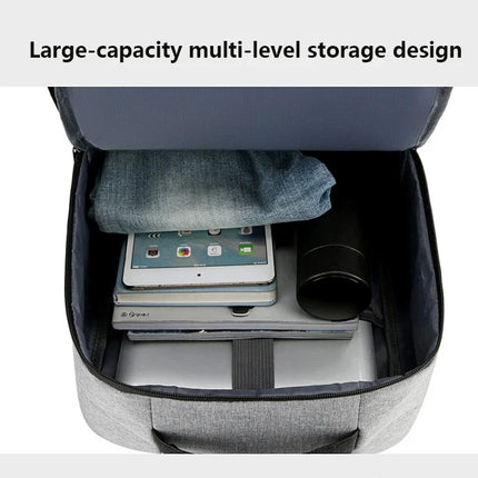 Waterproof Oxford Laptop Backpack for Men 15.6 Inch USB Charging Business Travel School Backpack High Capacity