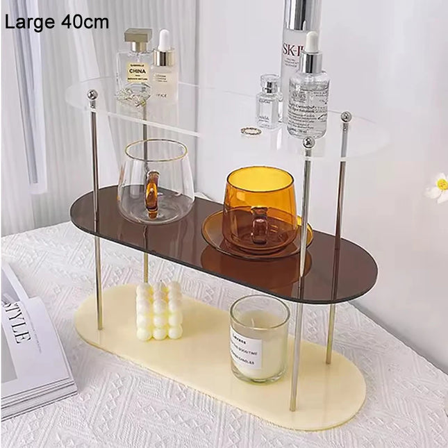 3-Layer Acrylic Desktop Storage Rack