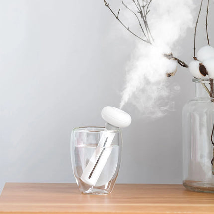 Mini Humidifier Stick NO Water Bottle USB Powered Portable Air Moisturizing Mist Humidifier for Travel Car Home Humidifier