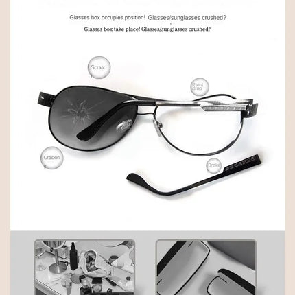 10PCS Eyeglasses Organizer Wall Mounted No-Punch Sunglasses Organizer Premium Sunglasses Display Case Home Storage