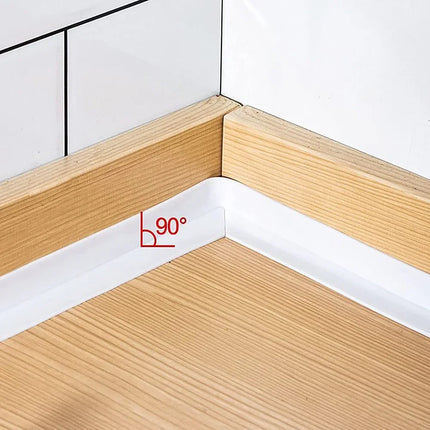 Bathroom Shower Sealing Tape Sink Bath White Pvc Self Adhesive Waterproof Wall Sticker For Bathroom Kitchen Caulk Sealing Strips