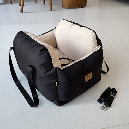 Dog Car Seat with Safety Belt Four Season Universal Pet Ooster Nest Cushion Washable Dogs Cats Sofa Bedding Travel Mattress