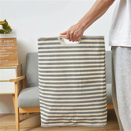 Collapsible Cotton Laundry Basket