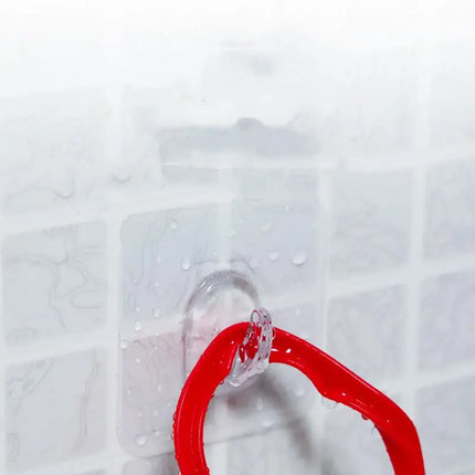 5/10/PCS Super Glue Hook Transparent Strong Self Adhesive Key Towel Door Wall Hanger For Hanging Kitchen Bathroom Accessories