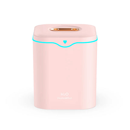 2000ml Large Capacity Double Spray Port Air Humidifier USB Silent Aromatherapy Diffuser Cool Mist Maker for Bedroom Home Office