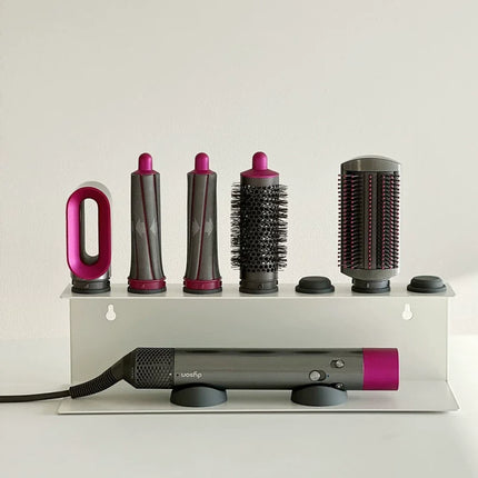 Wall-Mounted Hair Dryer Rack