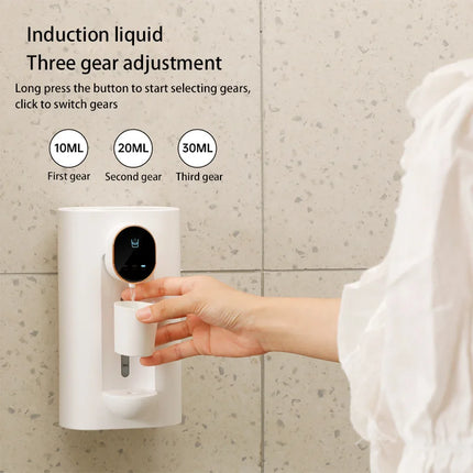 Touchless Wall-Mount Smart Mouthwash Dispenser