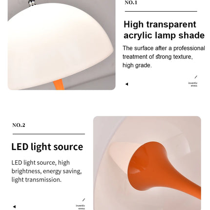LED Mushroom Table Lamp