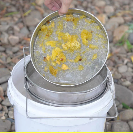 Stainless Steel Beekeeping Double Layer Honey Filter Settling Tank Colanders Strainers For Kitchen Tools