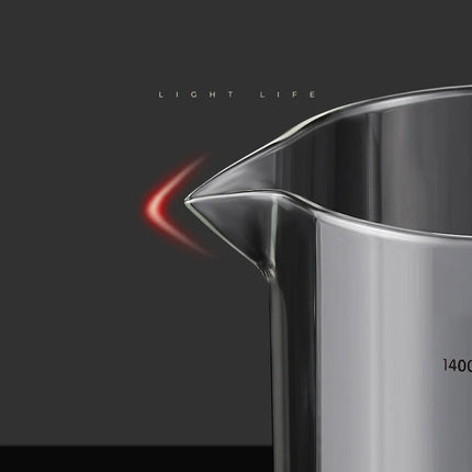 GIANXI Glass Oil Filter Kitchen Seasoning Tank Oil Tank Impurity Separator Fine Mesh Oil Filter Container Cooking Tool