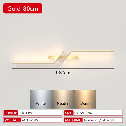 Modern LED Wall Lamp Minimalist 13W-18W Sconce