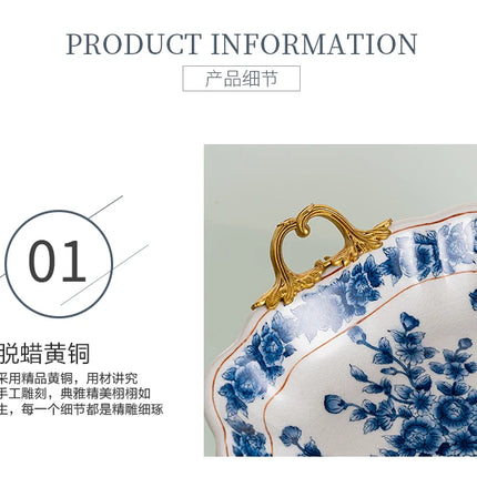 Kitchen Unique Plate Organizer Modern Design Aesthetic Plates Art Fashionable Bandeja Decorativa Centro De Mesa Home Accessories