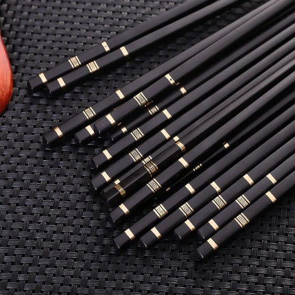 10/2PCS Reusable Sushi Chinese Chopsticks Korean Chopsticks Non-slip Chop Sticks Kitchen Dining Tableware Cutlery Set Accessorie