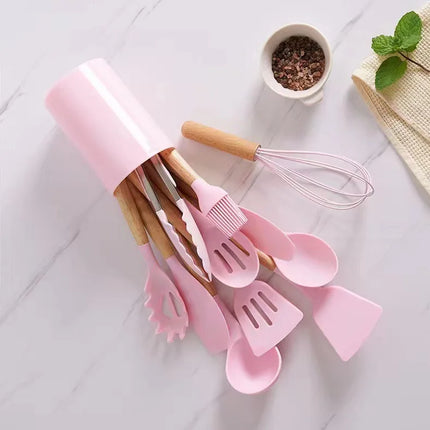 12Pcs Silicone Cooking Utensils Set