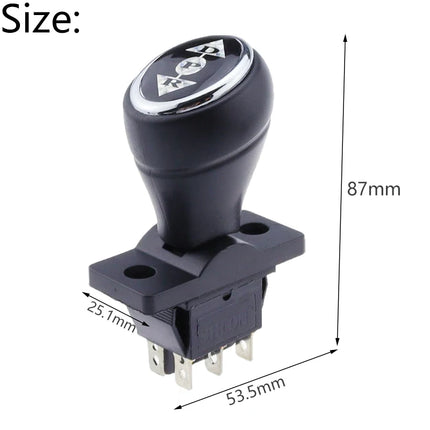 KCD4 children's electric car forward and backward stop switch ON-OFF-ON reverse handle toy car start toggle switch