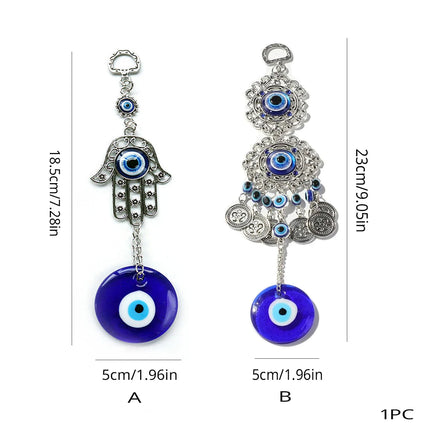 Alloy Palm Evil Eye Charm Pendant