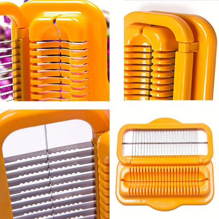 1pc Banana Slicer Stainless Steel Multifunctional Hot Dog Slicer Sausage Cutter Vegetable Strawberry Slice Kitchen Tools