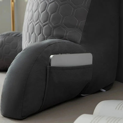 Reading Comfort Pillows Washable Standard Bed Pillow Bedroom Simple Cooling Back Pad Living Room Summer Cool Silk Latex Pillow