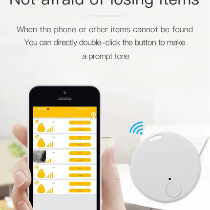 Mini GPS Locator AntiLost Alarm Wallet Keychain Smart Tag Bluetooth-Compatible Tracer Keychain Dog Pet Child Tracker Key Finder