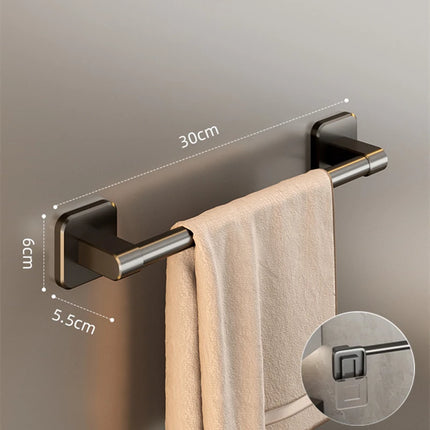 Wall-Mounted Towel & Slipper Rack