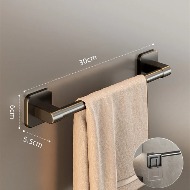 Wall-Mounted Towel & Slipper Rack