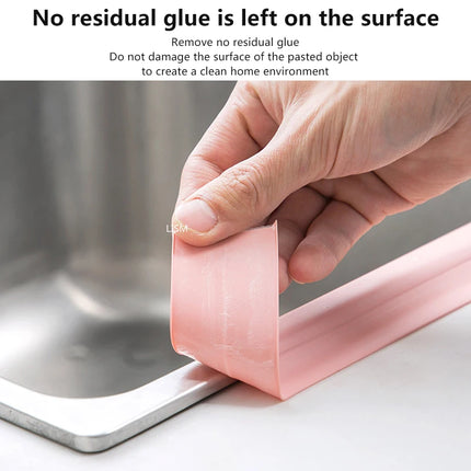 Bathroom Shower Sealing Tape Sink Bath White Pvc Self Adhesive Waterproof Wall Sticker For Bathroom Kitchen Caulk Sealing Strips