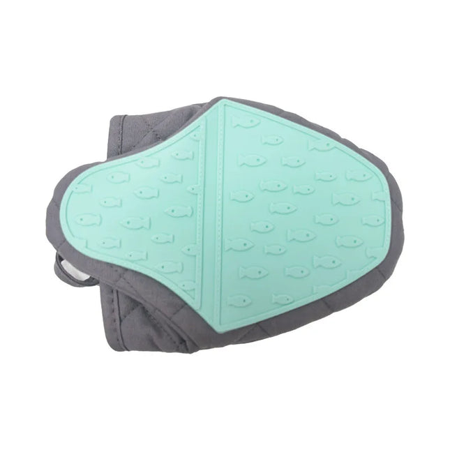 Fish-Shaped Silicone Anti-Scald Oven Gloves