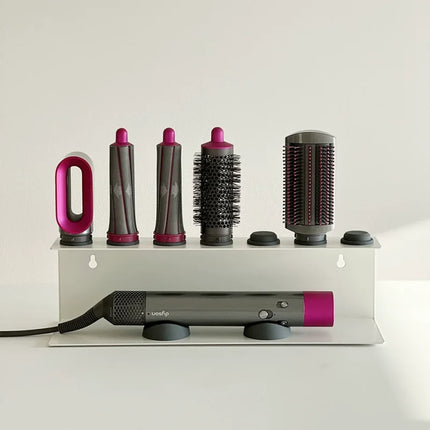 Wall-Mounted Hair Dryer Rack