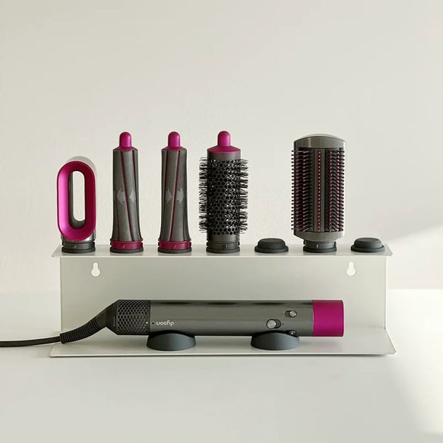 Wall-Mounted Hair Dryer Rack