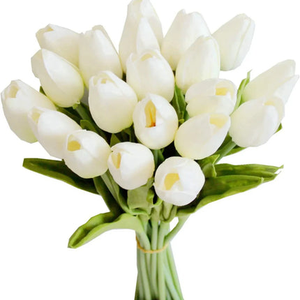 10Pcs Artificial Realistic Touch Tulip Flowers