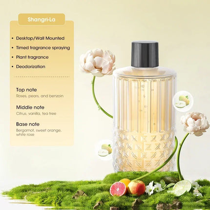 Mini Essential Oil Aroma Diffuser Large Mist Air Humidifier Rechargeable 5-Gear Aromatherapy Machine Air Freshener for Home Car