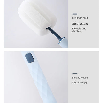 Removable Sponge Baby Cup Bottle Brush Kitchen Cleaning Tool Bottle Cleaning Cleaning Brush  ершик для бутылок