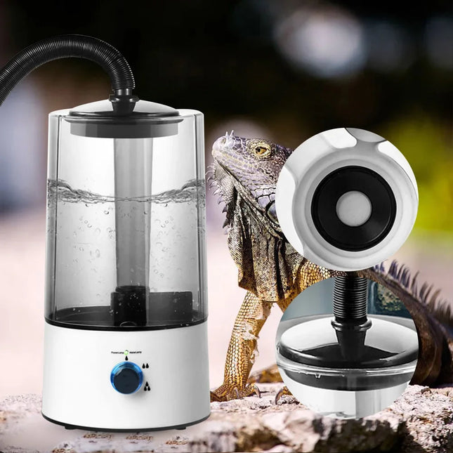 4L Reptile Terrariums Humidifier Fogger Intelligent Spray System for Pet Misting Cool System with Dry-Run Protection