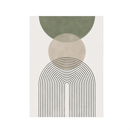 Nordic Sage Green Botanical Canvas Prints