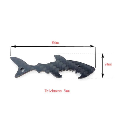 Carbon Fiber Beer Wine Bottle Opener Kitchen Gadgets Accessories Shark And AK47 Gun Attractive Appearance Design