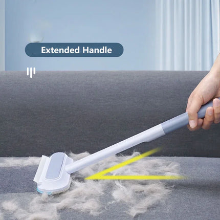 Pet Hair Remover for Furniture Carpet, Reusable Sticky Lint Roller & Fur Brush - Cat Dog Hair Removal Tool for Couch Bedding