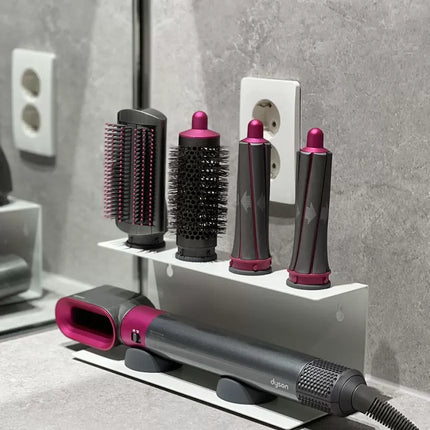 Wall-Mounted Hair Dryer Rack