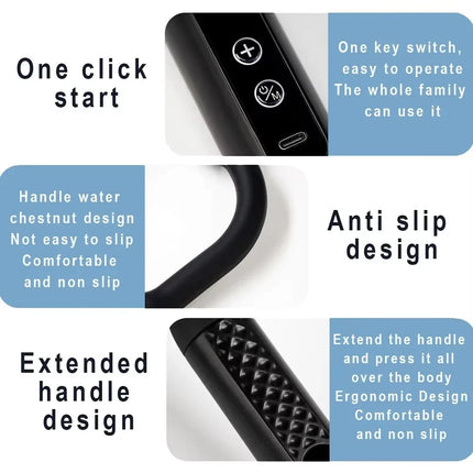 Smart Massage Gun Electric Massager Massage Hammer Rechargeable Home Handheld Hammer Back Artifact Body Massager
