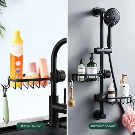 Adjustable Faucet Storage Rack