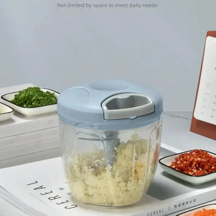 Home Kitchen Manual Ginger Grinder Garlic Mud Splasher Multifunctional Vegetable Cutter Handheld Meat Grinder Modern Minimalist