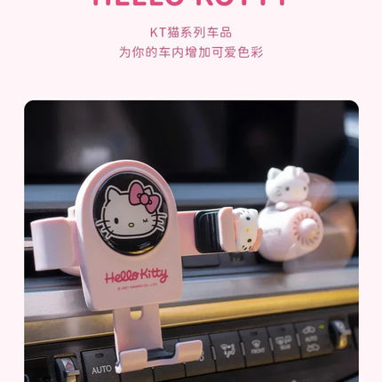 Hello Kitty Cell Phone Car Bracket Car Fragrance Air Vents Suction Cup Support Car Ornaments Car Fragrance Car Decoration
