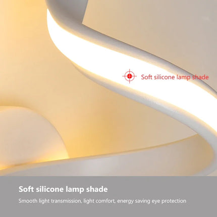 Nordic LED Spiral Wall Lamp