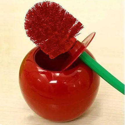 Cherry Shaped Toilet Brush Set