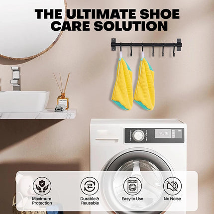 Shoe Washing Machine Bag Laundry Shoe Bag for Washer and Dryer Reusable Shoe Cleaning Bag for Shoes Unstain Cleaner