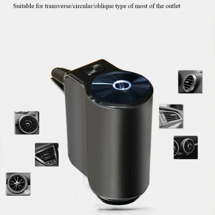 Smart Car Air Freshener Fragrance Diffuser Mist Humidifier with Essential Oil 3 Gear Adjustable Aromatherapy Interior Accessory