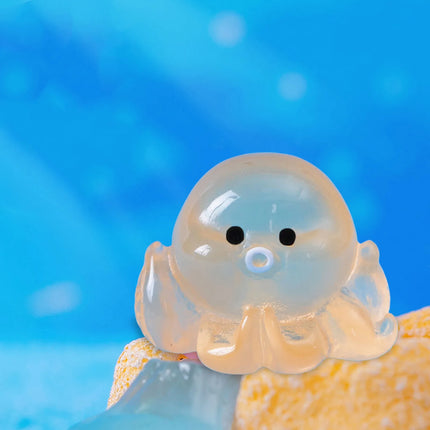 Micro Creative Cute Glow In The Dark Small Aquarium Fish Tank Diy Decoration Accessories Small Ornaments Knot Decorative Object